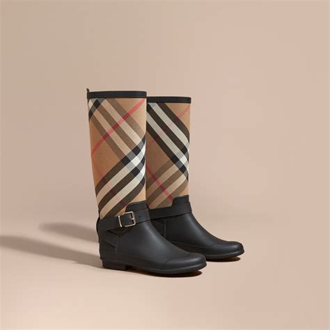 burberry riding rubber rain boot|Burberry rain boots for women's.